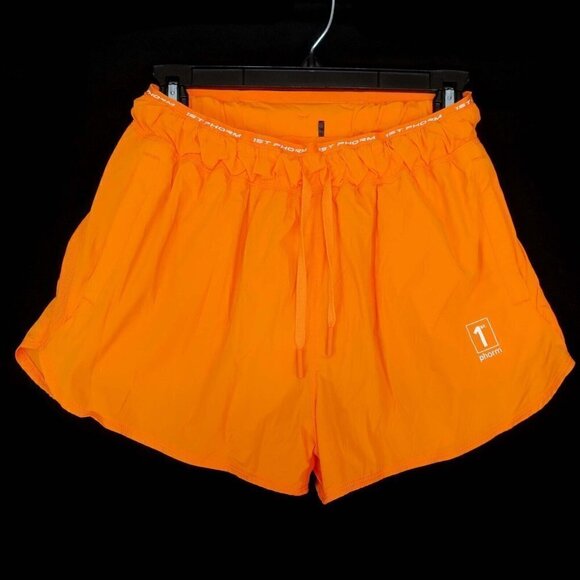 1st Phorm Athletic Womens Orange Shorts Athleisure Gym Running Small - Picture 1 of 2